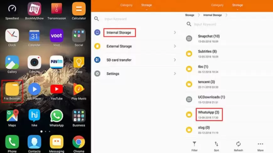 فایل ها در واتساپ